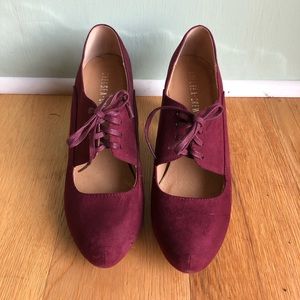 Brand new Chelsea Crew Telsa suede heels. Size 7.